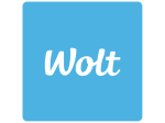 Wolt integration logo. | Logicash Kassasystem